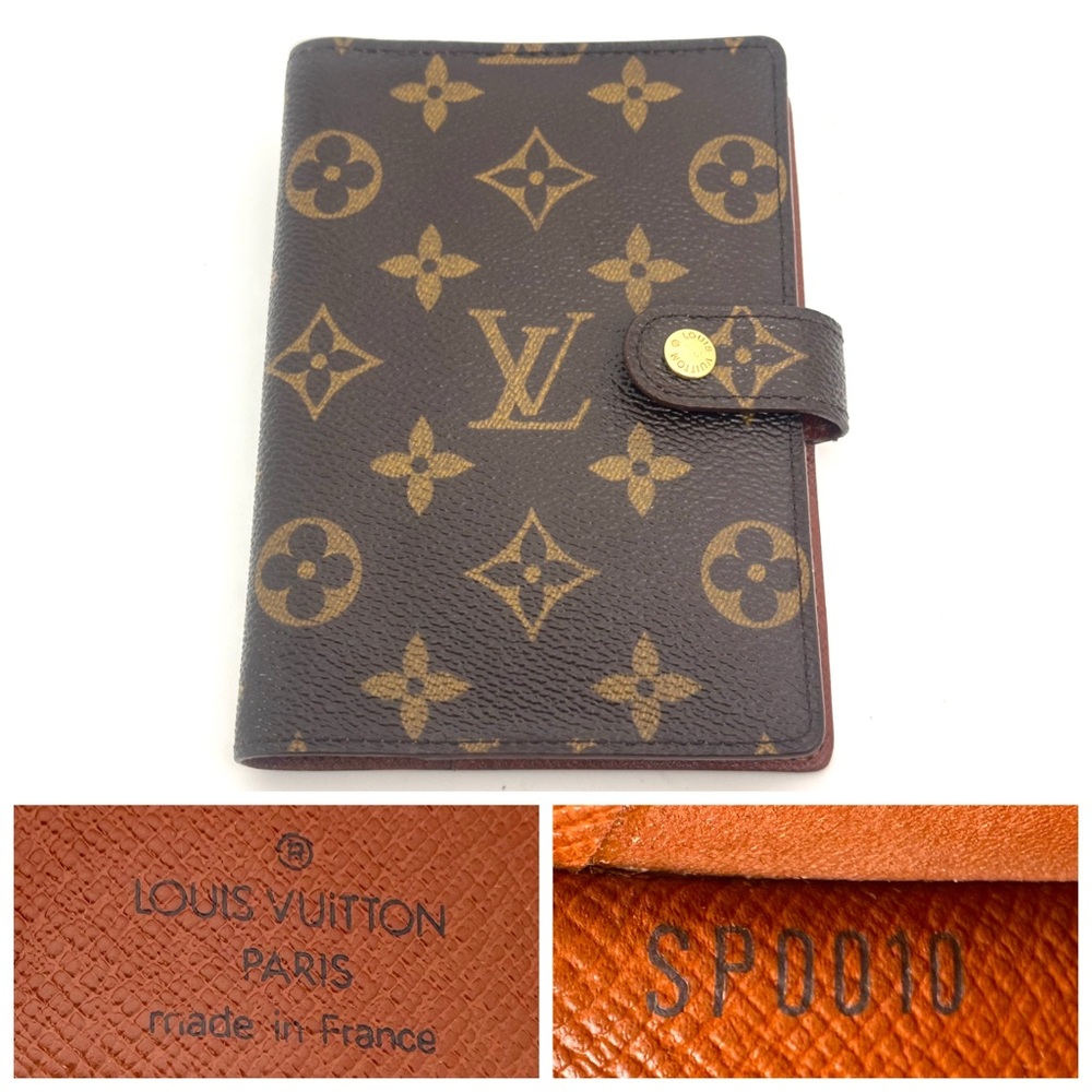 Excellent condition Authentic Louis Vuitton Monogram Agenda PM + Inserts
